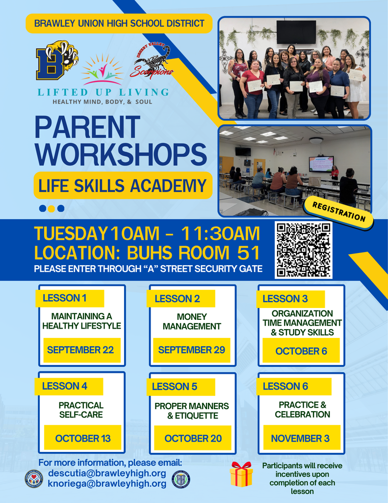 Life Skills Academy for Parents/Guardian Flyer