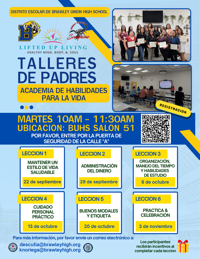 Academia de Habilidades para la vida para padres/turores
