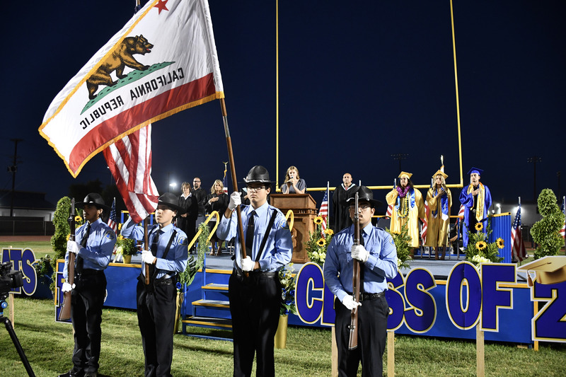 BUHS Cadets present at graduation