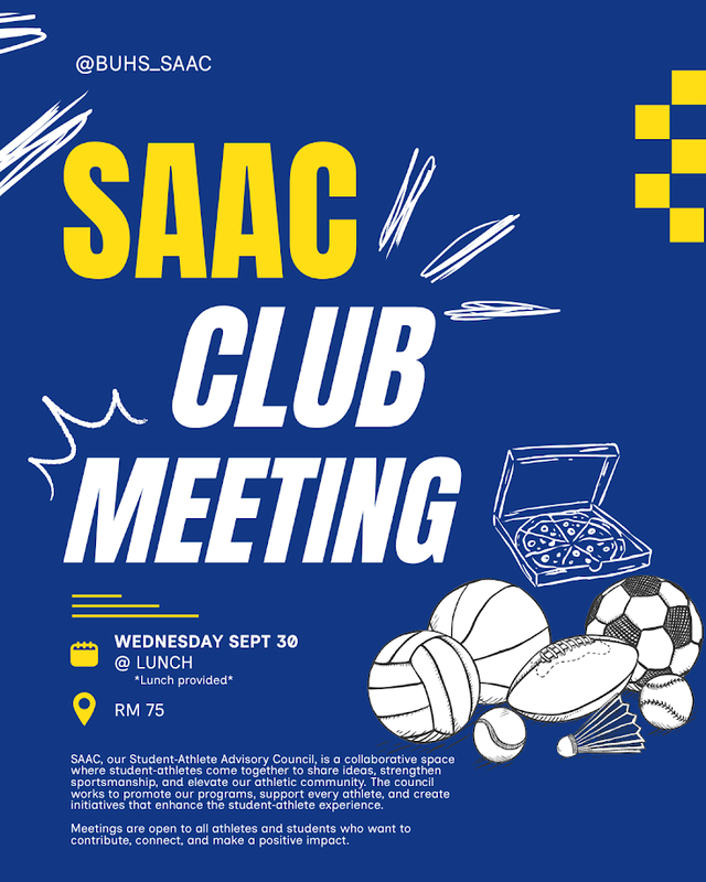 SAAC Club Meeting