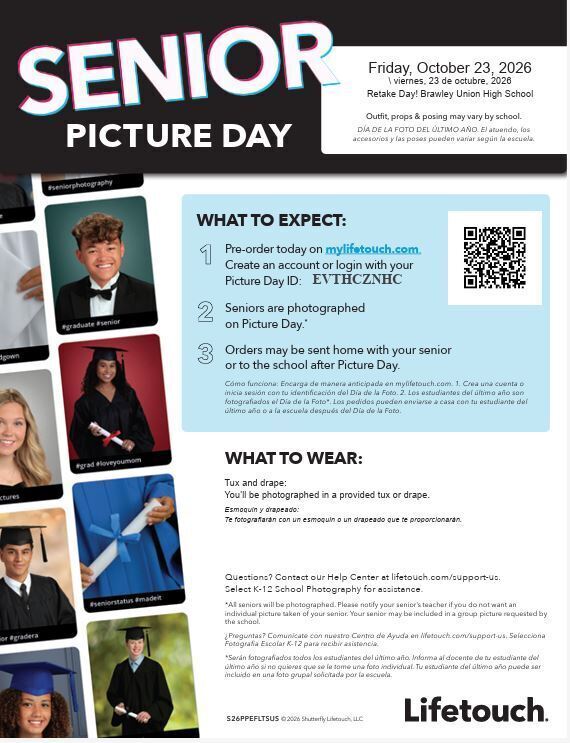 Senior Picture Day