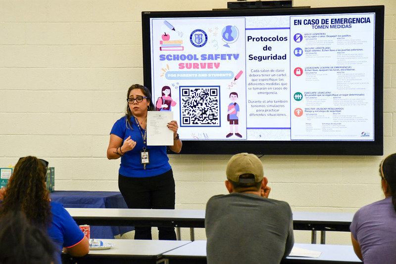 DELAC Meeting at BUHS Cafeteria