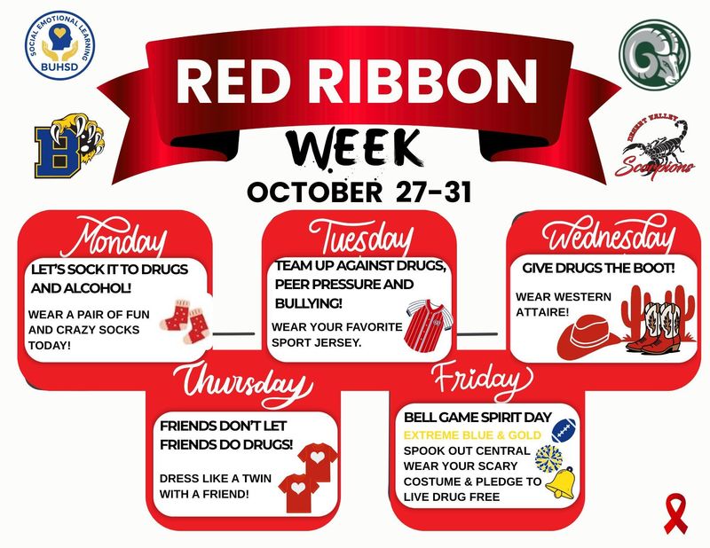 red Ribbon Spirit Week