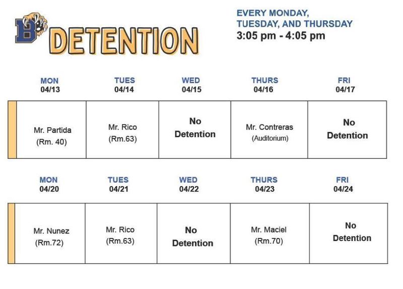 After school detention