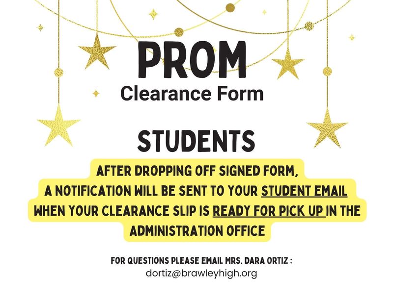 prom clearance