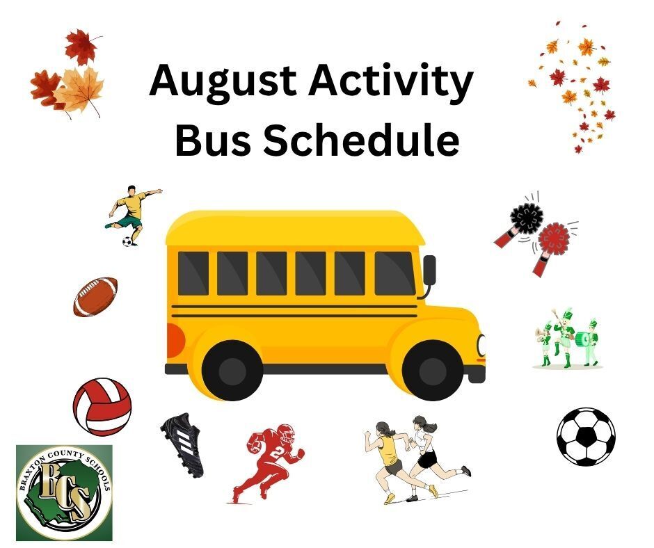 August Activity Bus Schedule Released