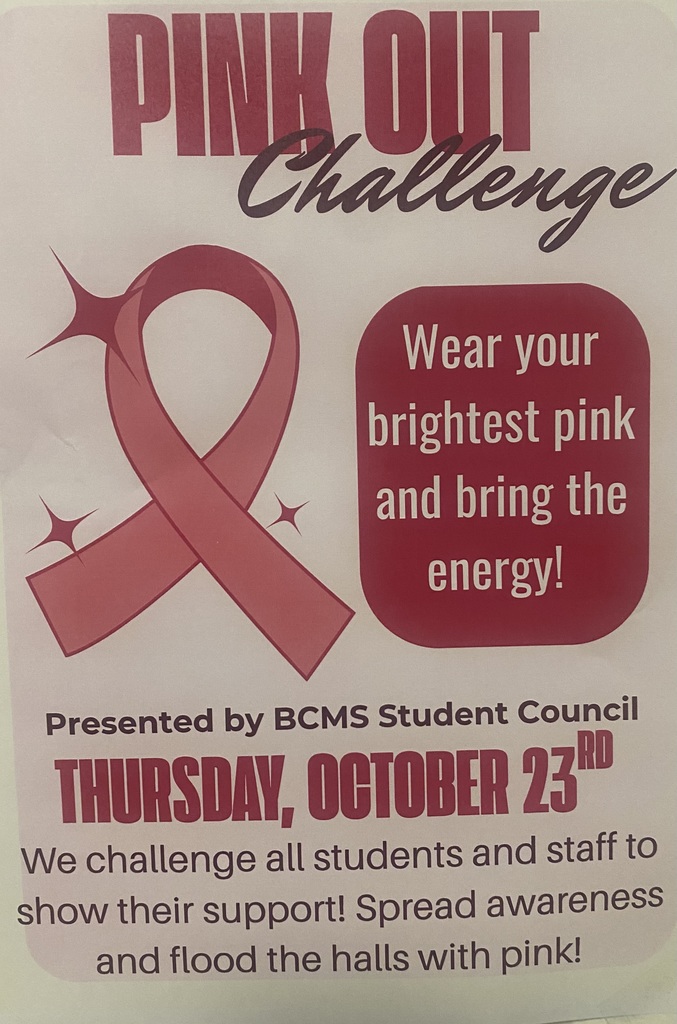 BCMS Pink Out Challenge