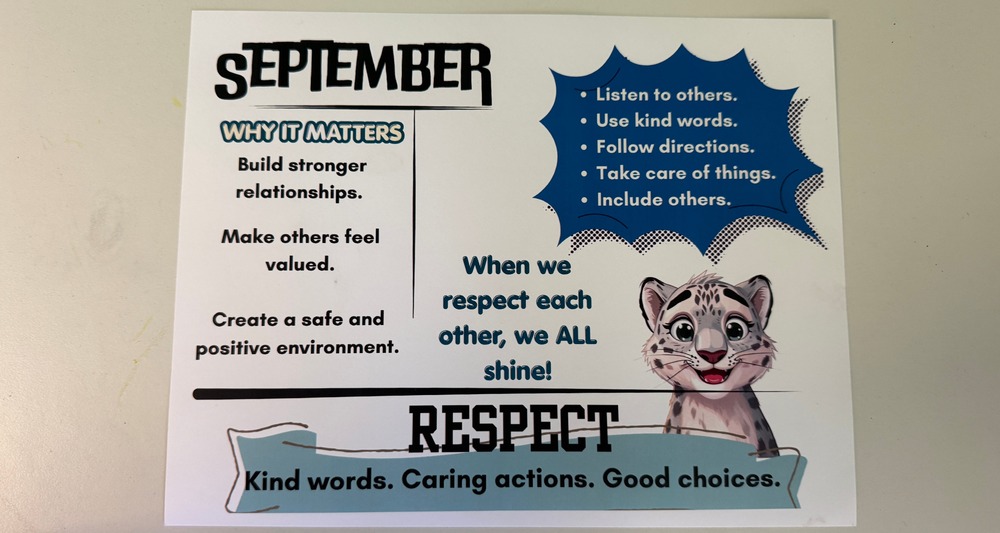 Respect is September's Character