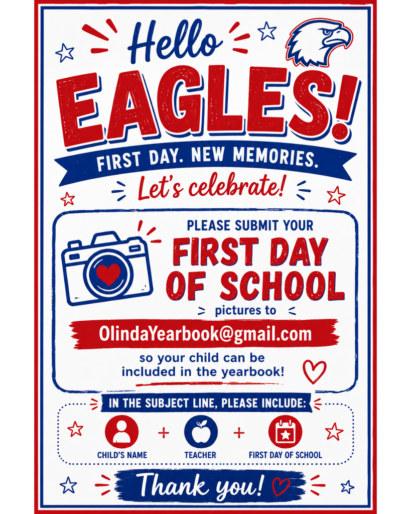 email olindayearbook@gmail.com for first day pics