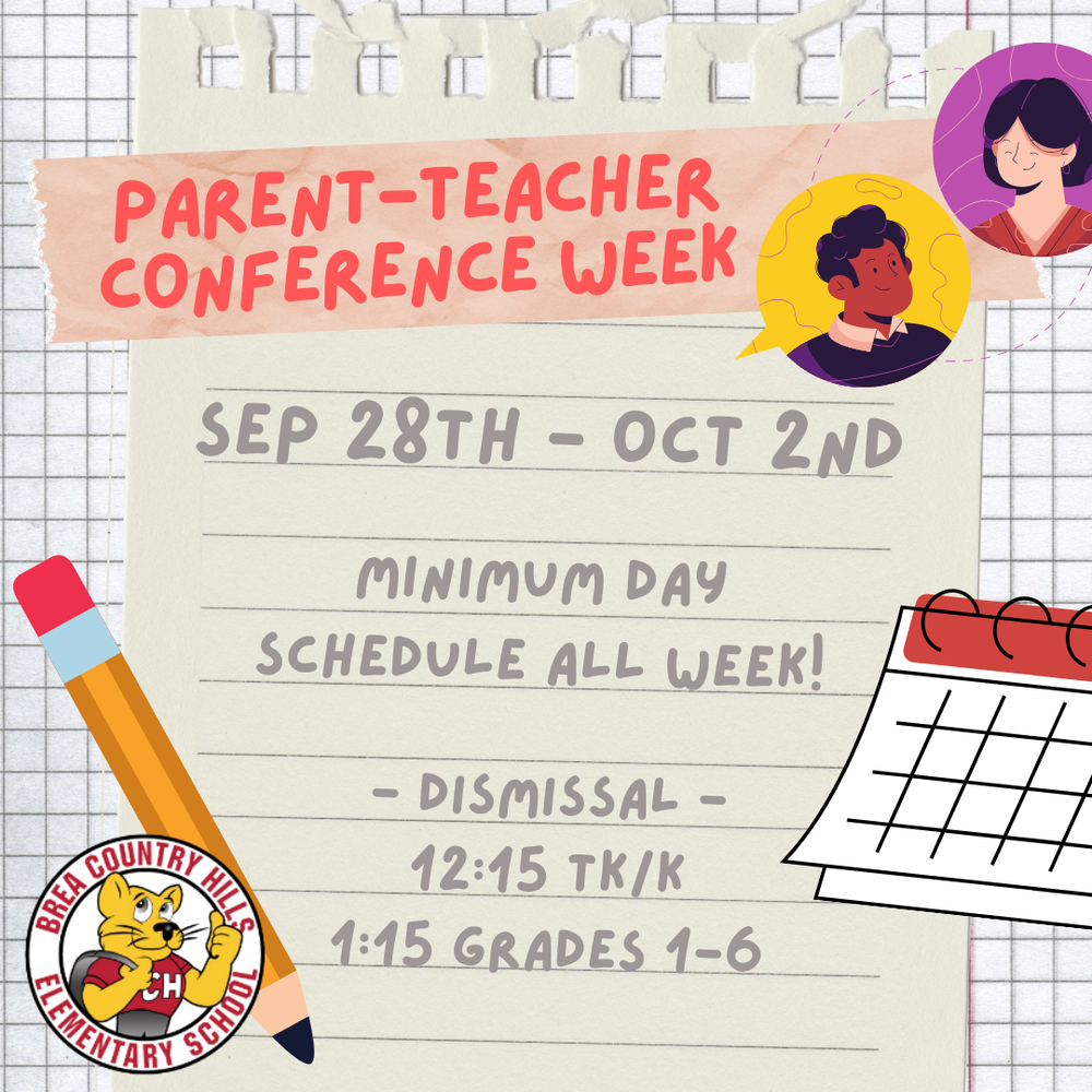 Minimum day schedule flyer