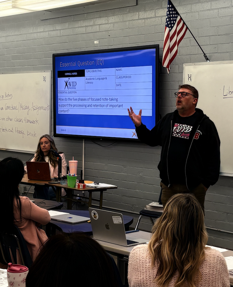 BJH and BOUSD AVID Team leads a Teacher Training on Focused Notes Taking.