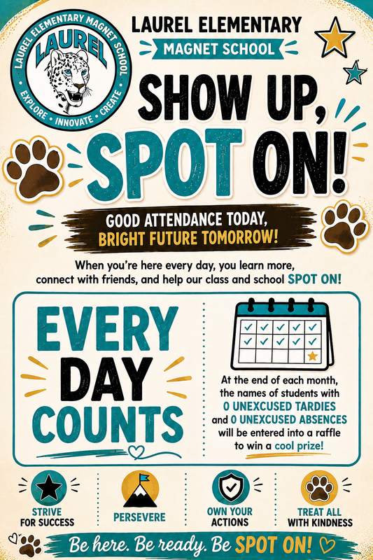 Attendance matters. Every day counts.