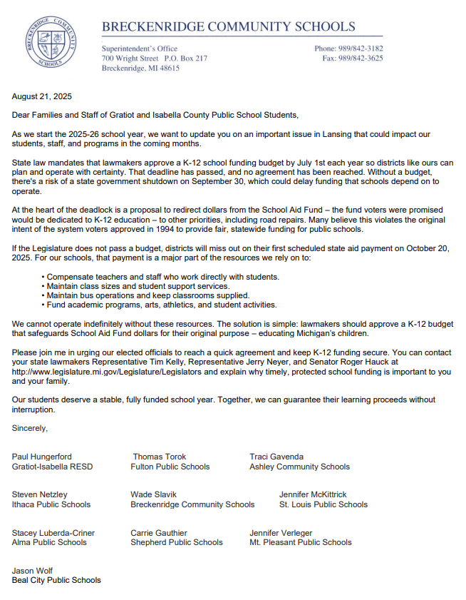 State Budget Letter
