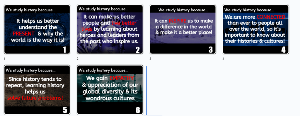 Why History 1