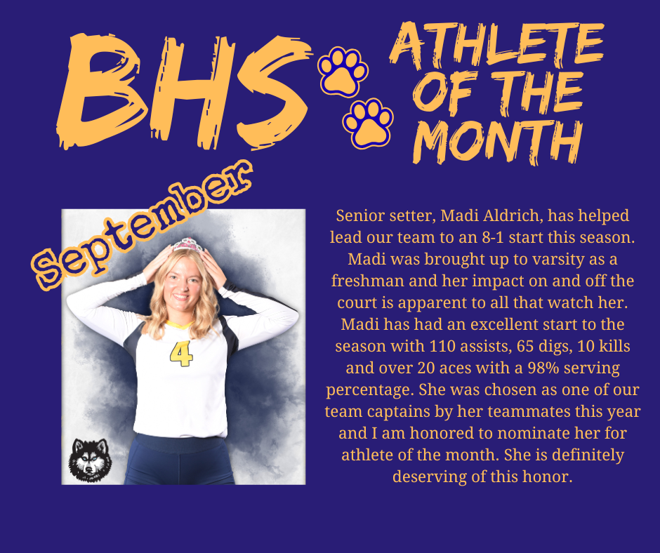 Athlete of the Month