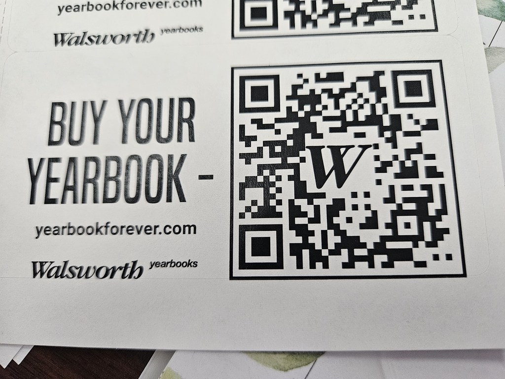 Use the QR code for the 25-26 Yearbook