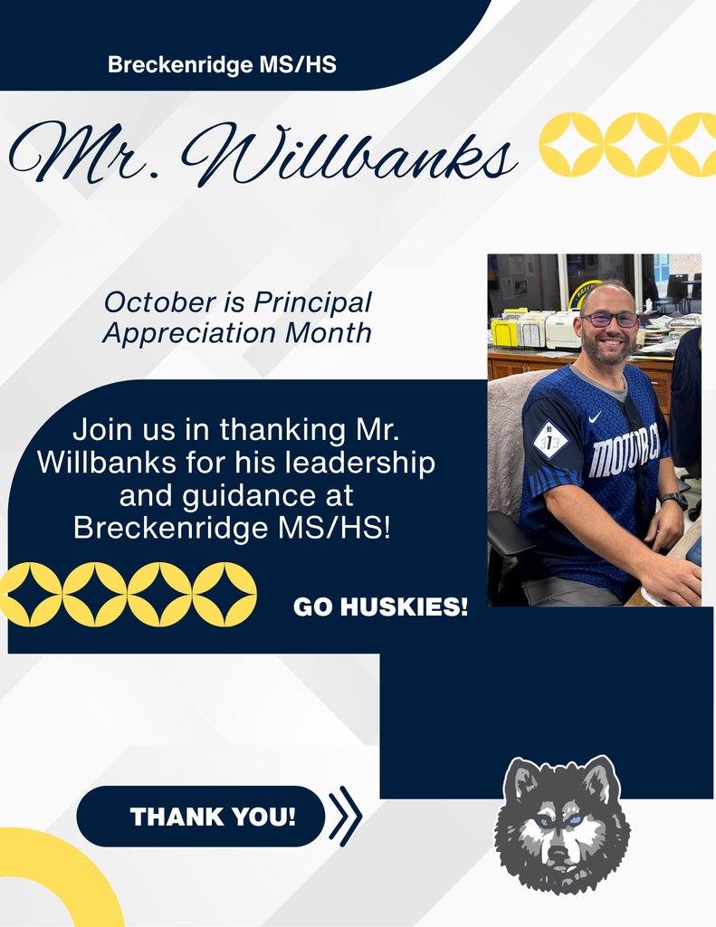 Principal Appreciation Month - Mr. Willbanks