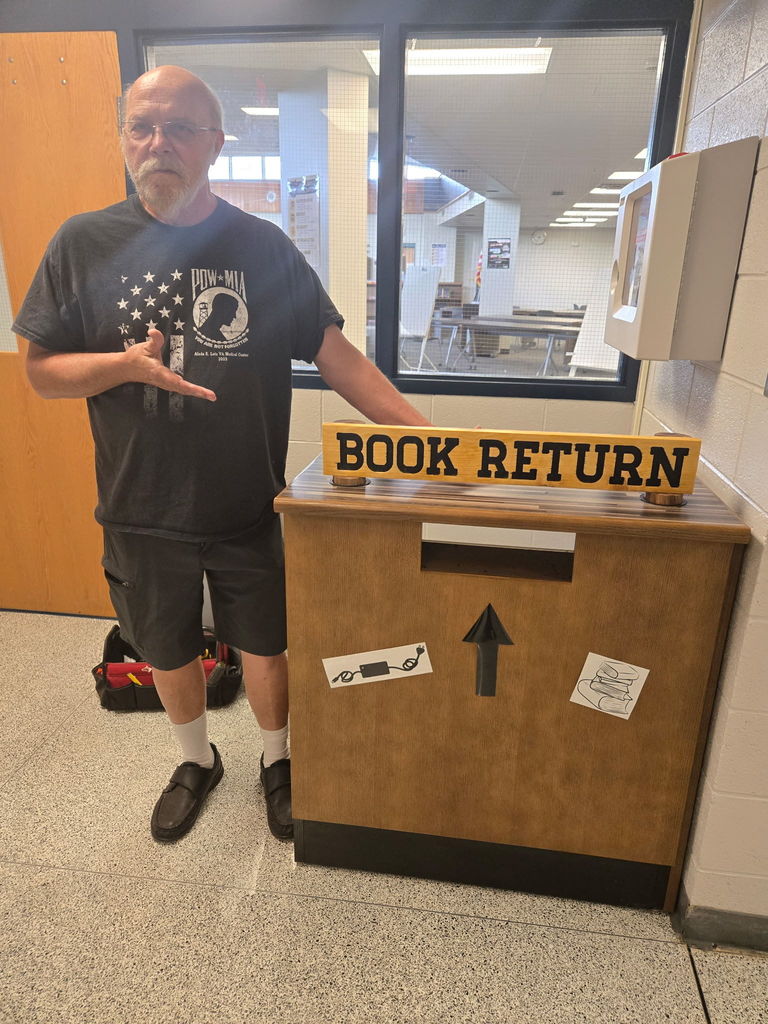 Dwight Rathmal - Book Return sign