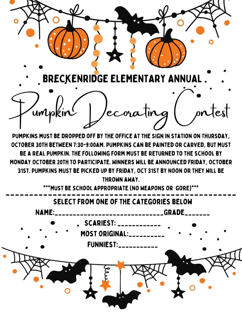 pumpkin decorating contest