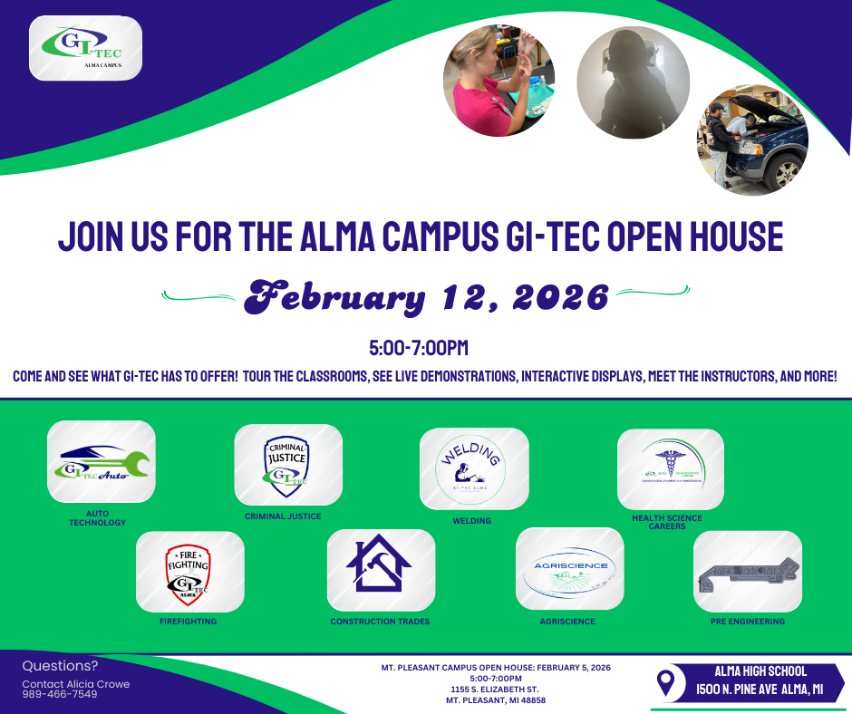 Alma Campus Open House 2/12/26 5 PM
