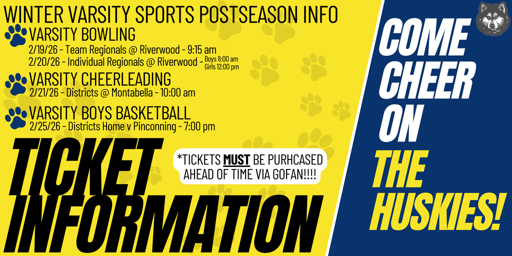 Winter Post Season Info