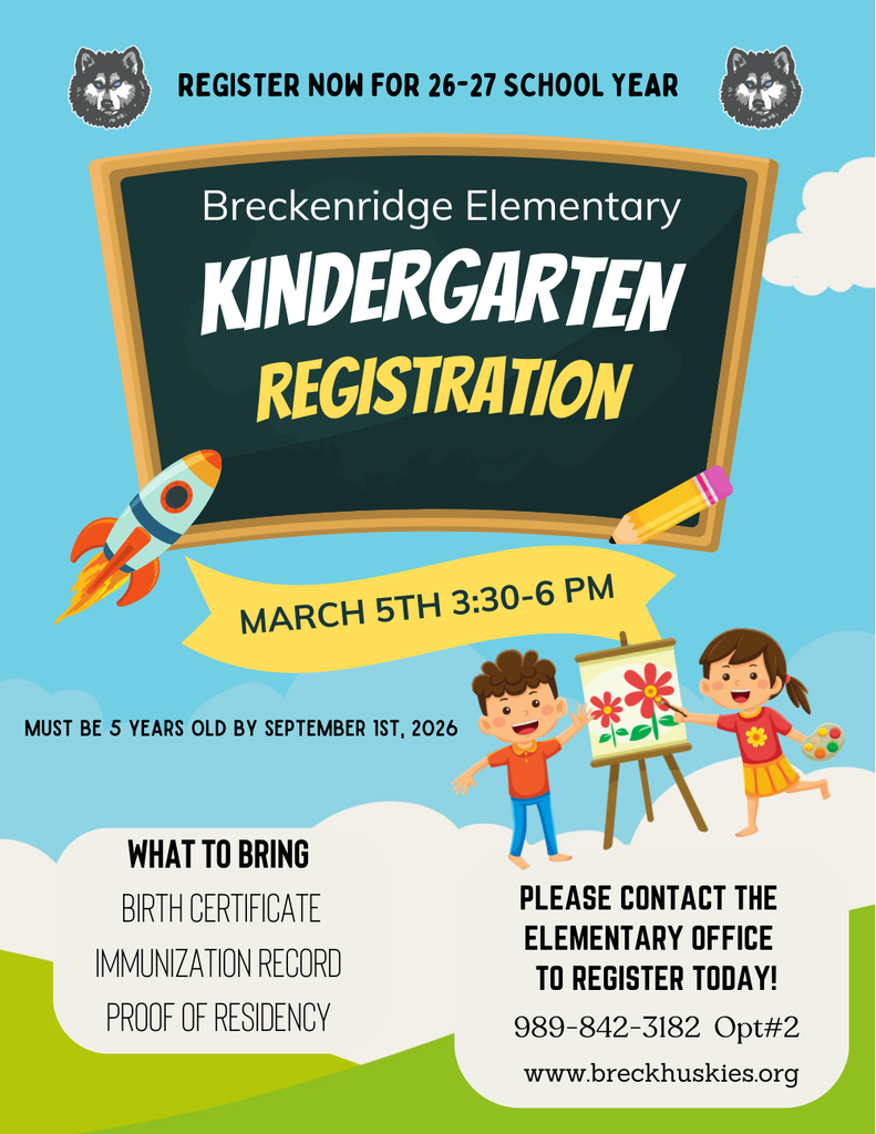 Breckenridge Elementary Kindergarten Registration