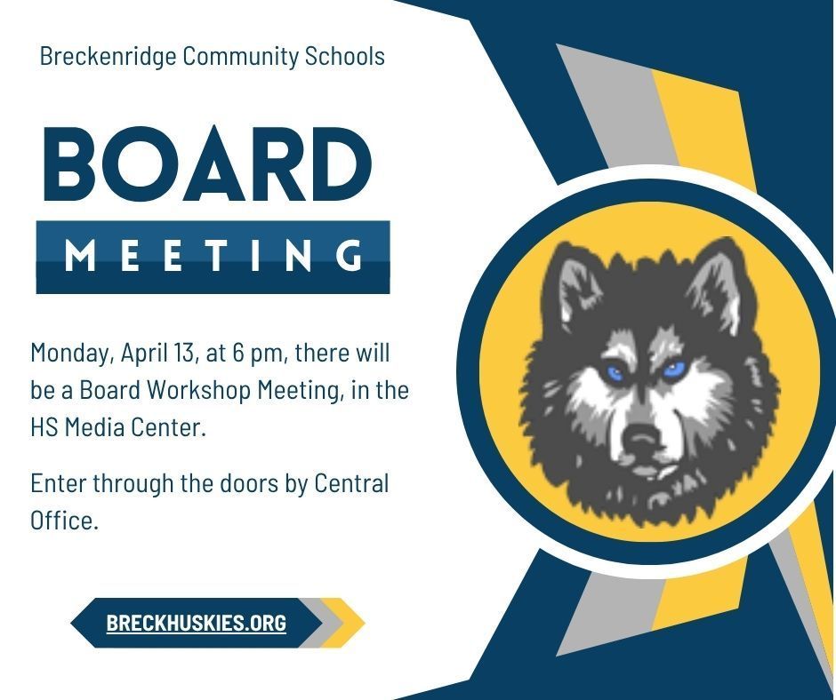 Board Meeting Monday April 13