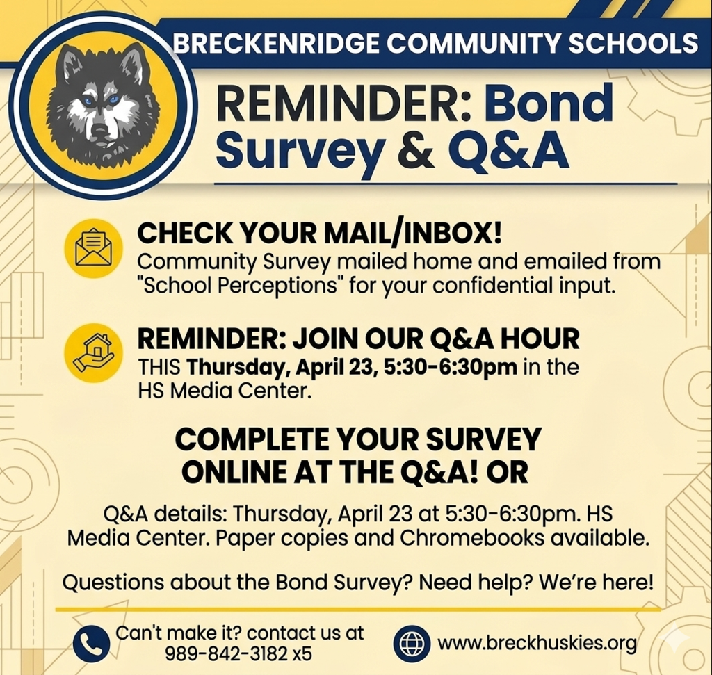 Bond Survey Reminder