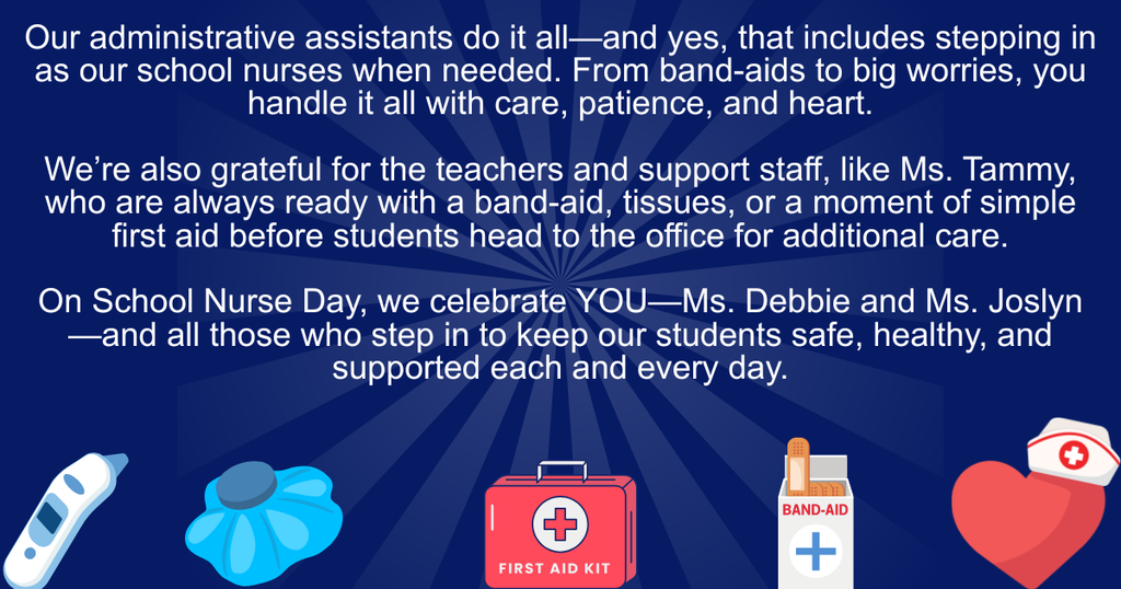 Happy School Nurse’s Day! 💙