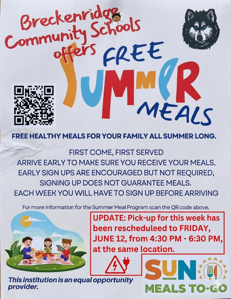 Summer Meal Reschedule