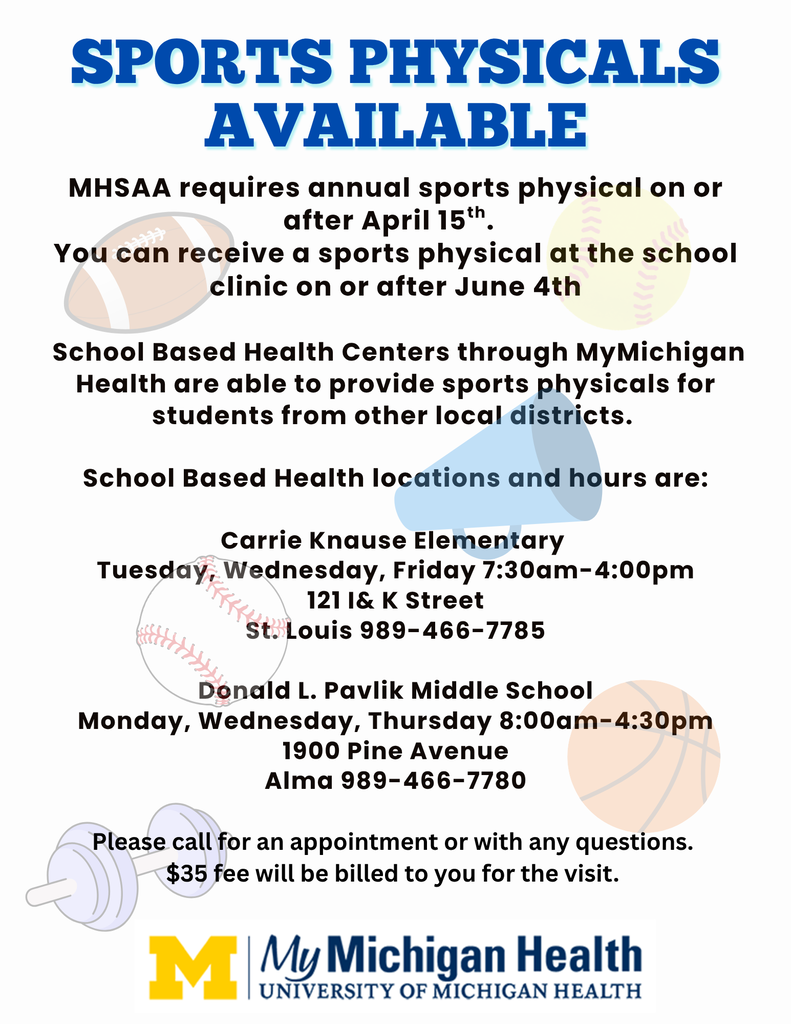 Sports Physical Flyer