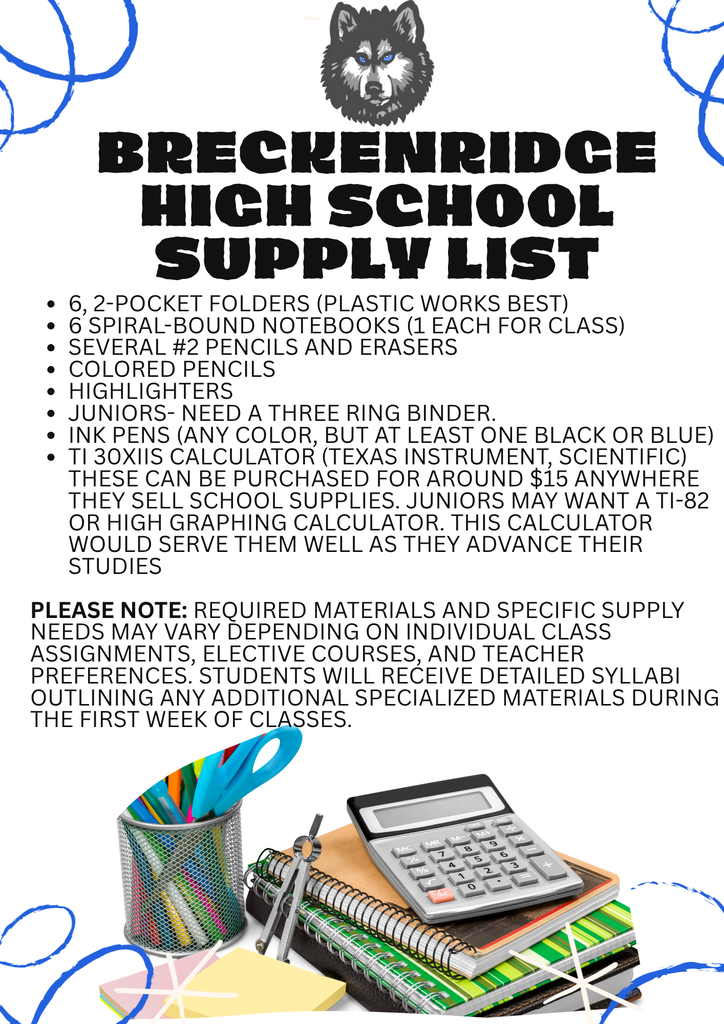 HS Supply List