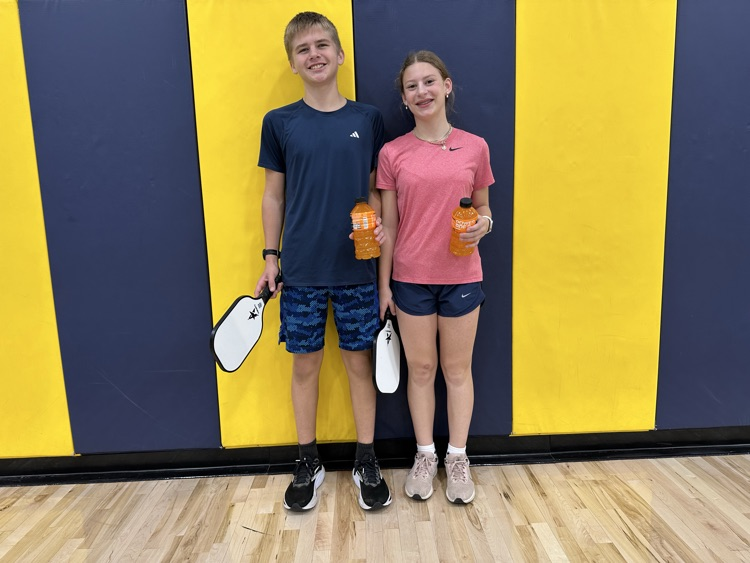 Mr. Hoppe’s PE 9 pickleball doubles tournament champions!!