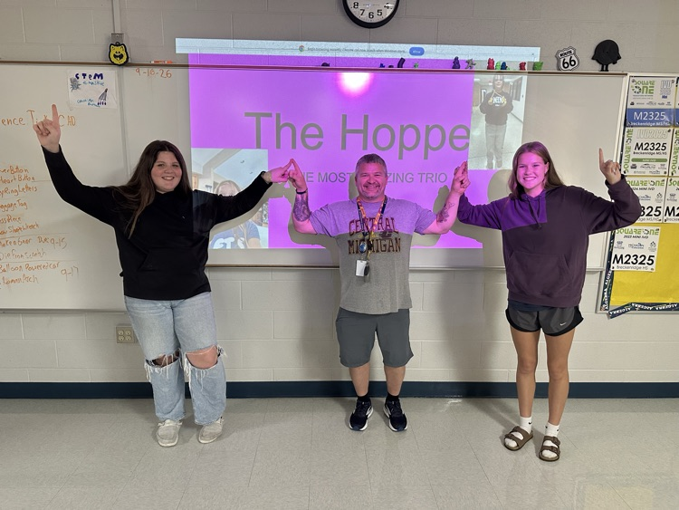 Mr. Hoppe’s Advisory class girls made a slideshow.