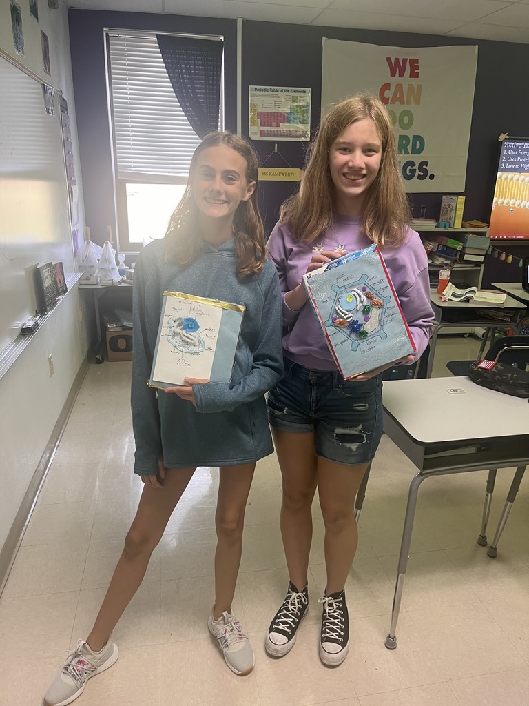 Our 7th graders had a cereal-sly fun time designing their cell projects!