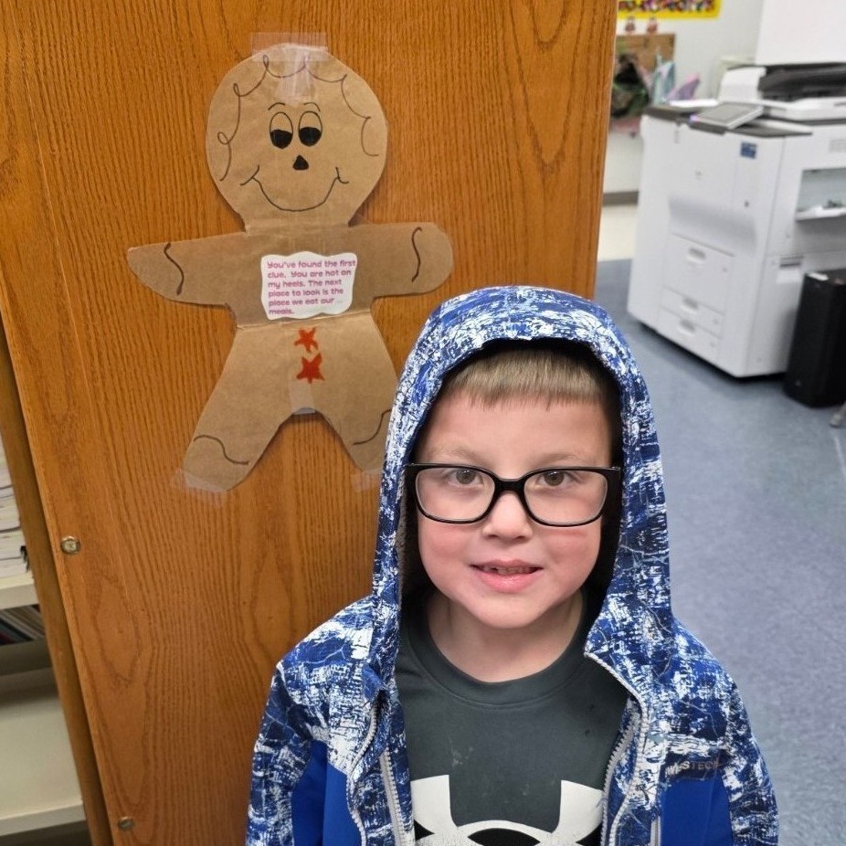 He left a clue in the library.