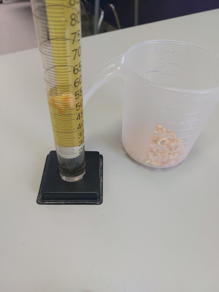 DENSITY COMPARISON POPCORN