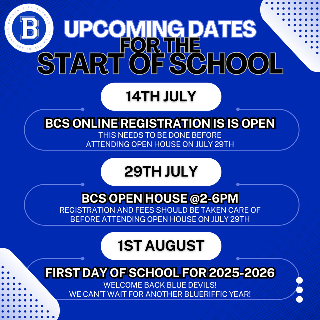 upcoming dates