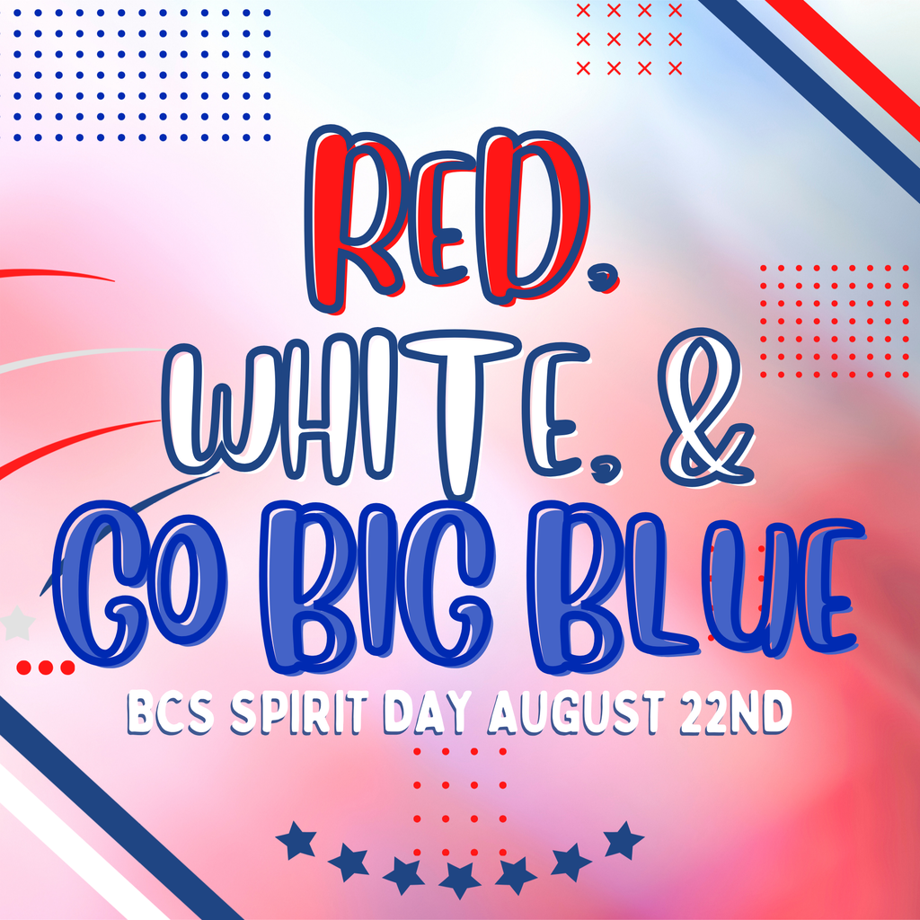red, white, and go big blue