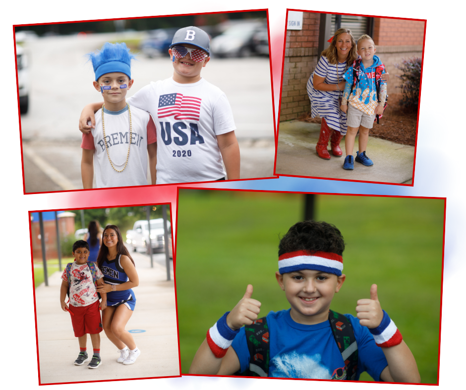 Red, White, and Go BIG BLUE