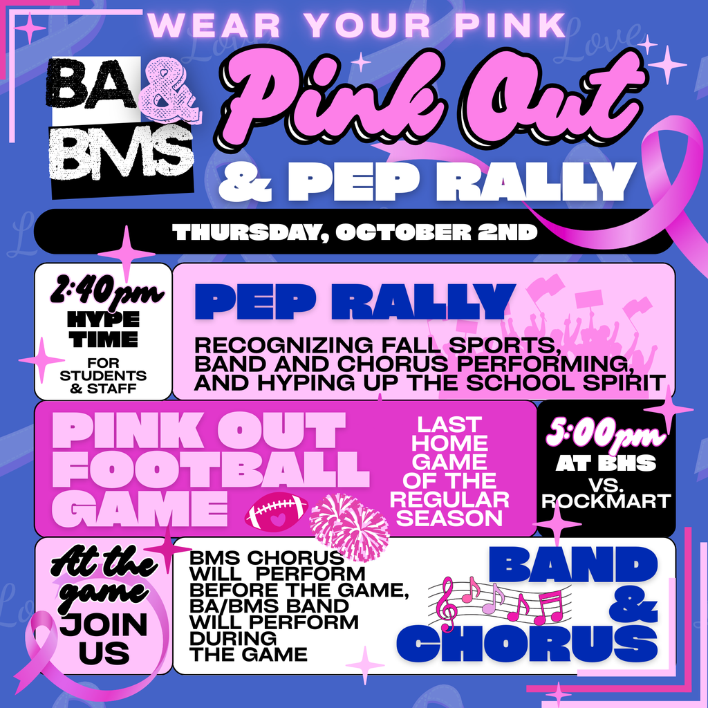 pink out and pep rally day