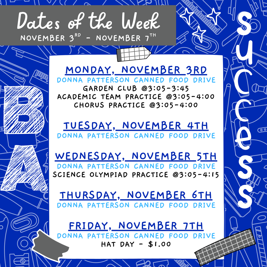 dates of the week