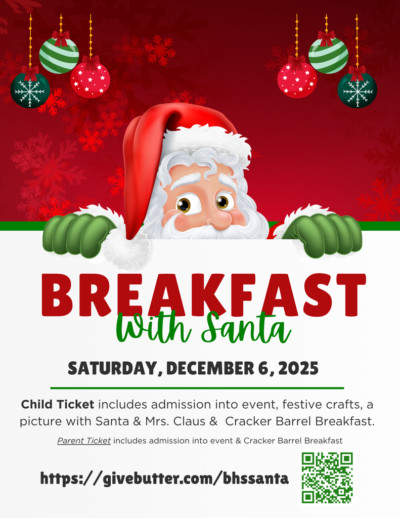 Breakfast with Santa at BHS!