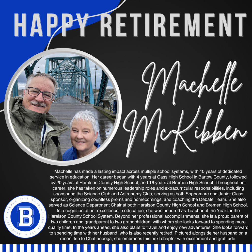 Machelle McKibben retirement