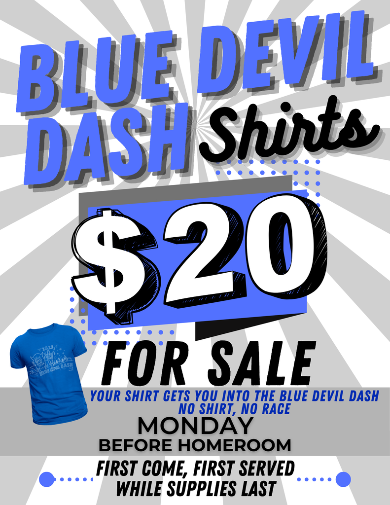 blue devil dash shirts