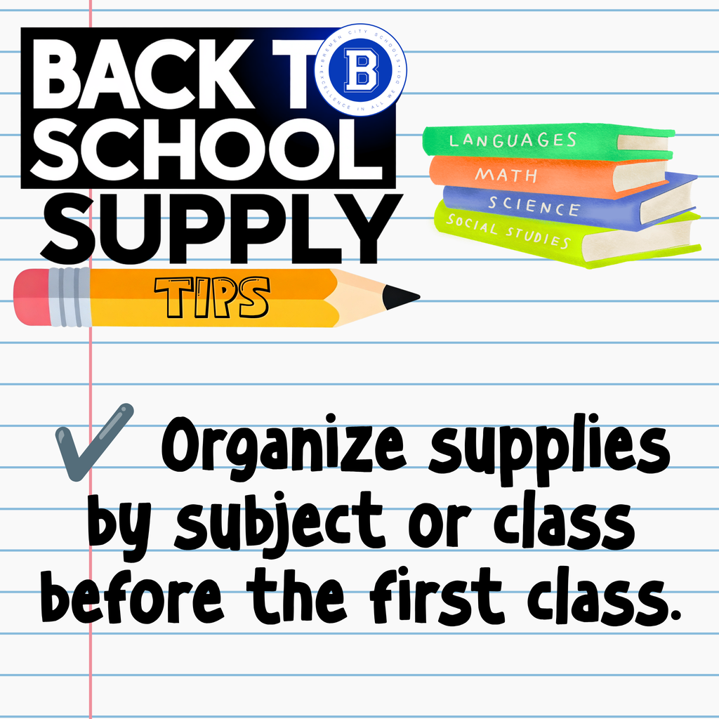 back to school supply tips