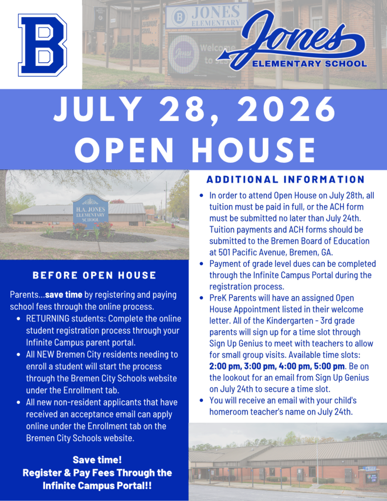 jones open house flyer