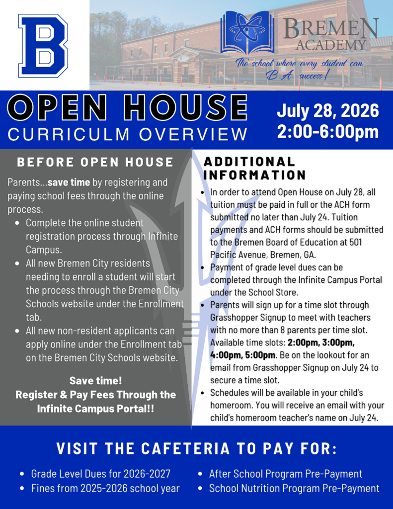 BA open house flyer
