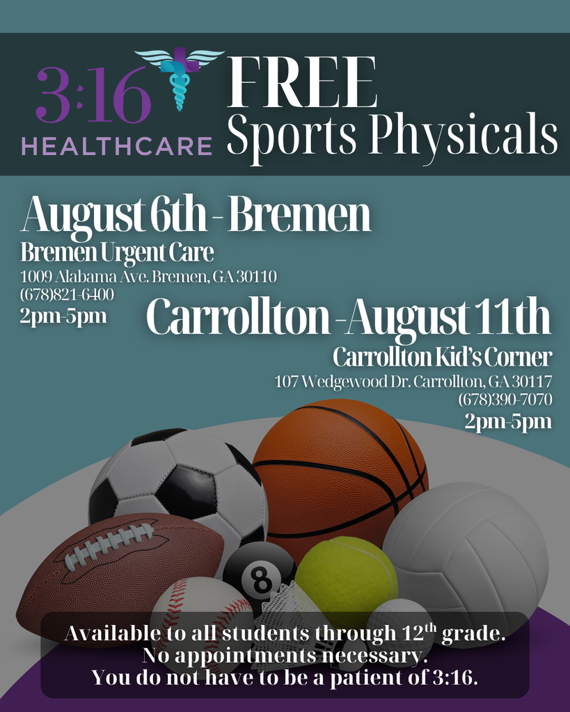 free sports physicals