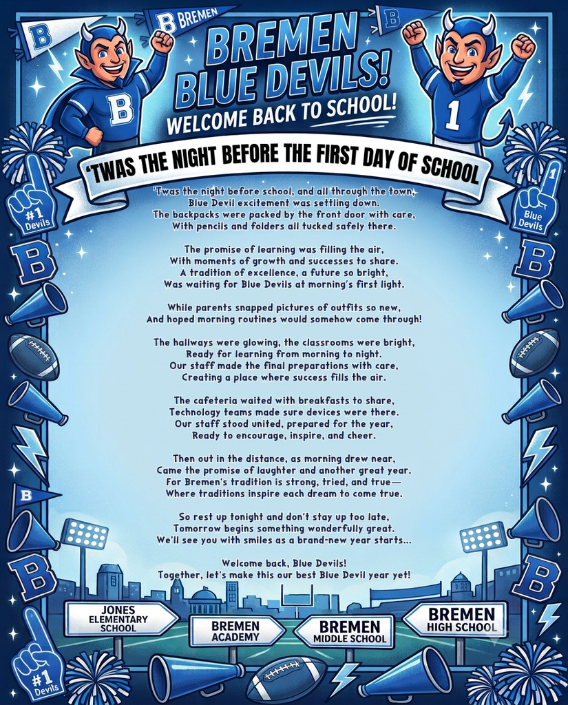 'twas the night before the first day of school